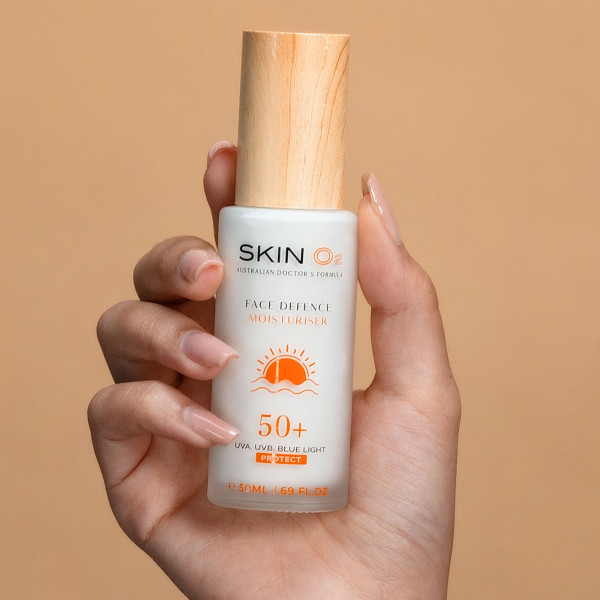 Kem chống nắng Skin O2 Face Defence 50+ Invisible